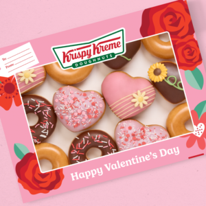 Krispy Kreme’s Valentine’s Day Collection has officially landed! 💘🍩