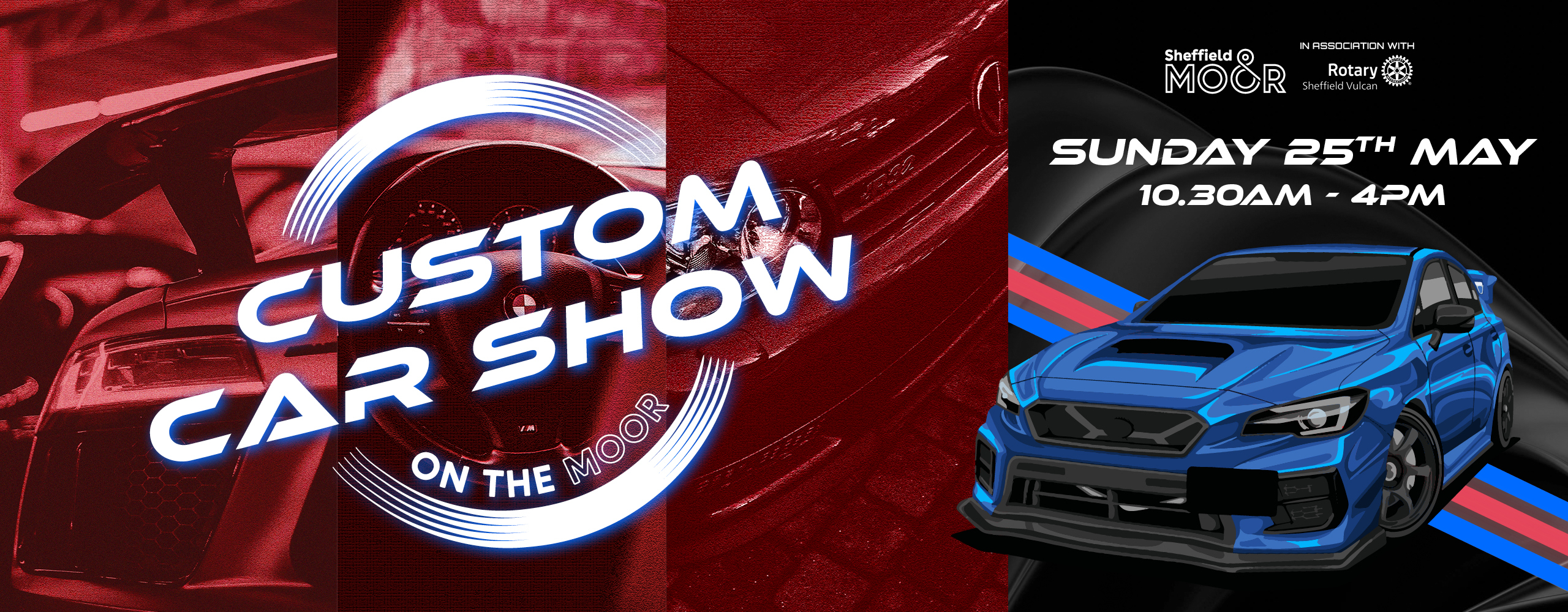 Custom Car Show – Web Banner 2560x1002px